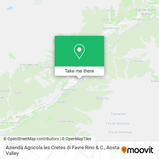 Azienda Agricola les Cretes di Favre Rino & C. map