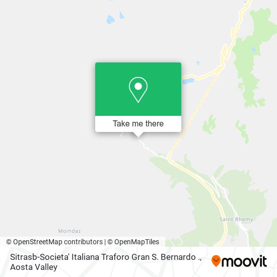 Sitrasb-Societa' Italiana Traforo Gran S. Bernardo . map
