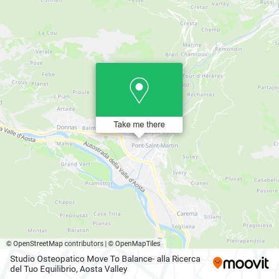 Studio Osteopatico Move To Balance- alla Ricerca del Tuo Equilibrio map