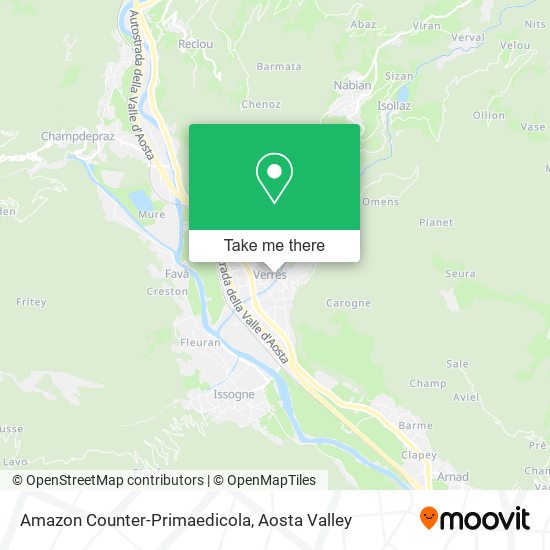 Amazon Counter-Primaedicola map