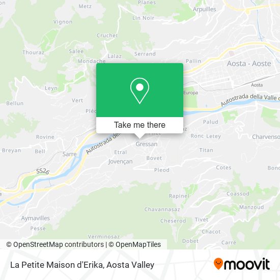 La Petite Maison d'Erika map