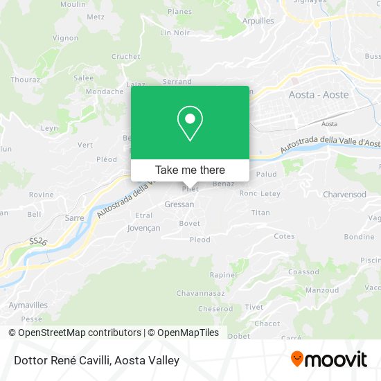 Dottor René Cavilli map