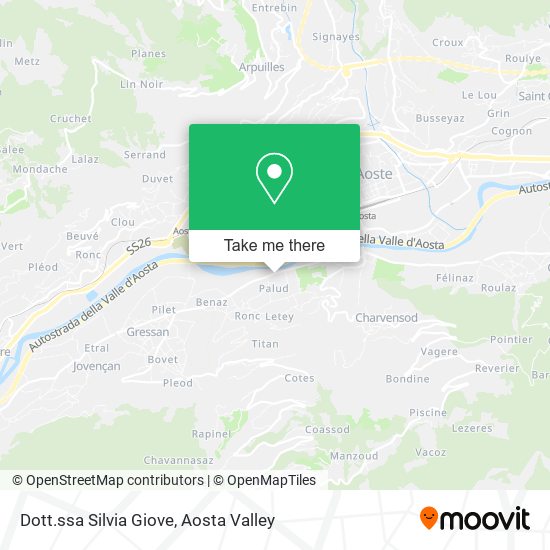Dott.ssa Silvia Giove map