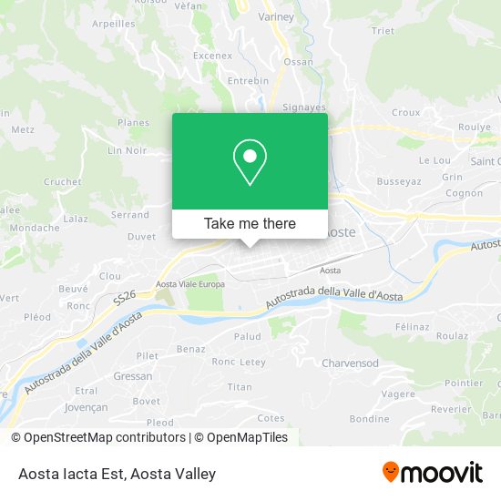 Aosta Iacta Est map