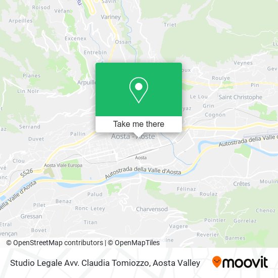 Studio Legale Avv. Claudia Tomiozzo map