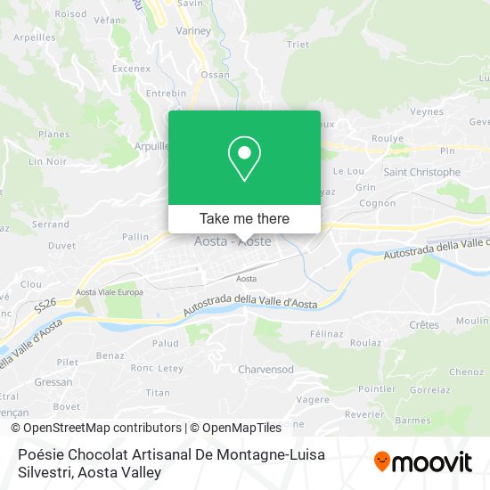 Poésie Chocolat Artisanal De Montagne-Luisa Silvestri map