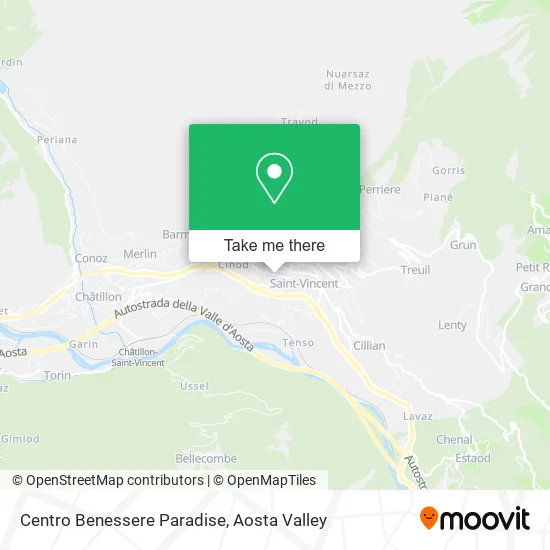 Centro Benessere Paradise map