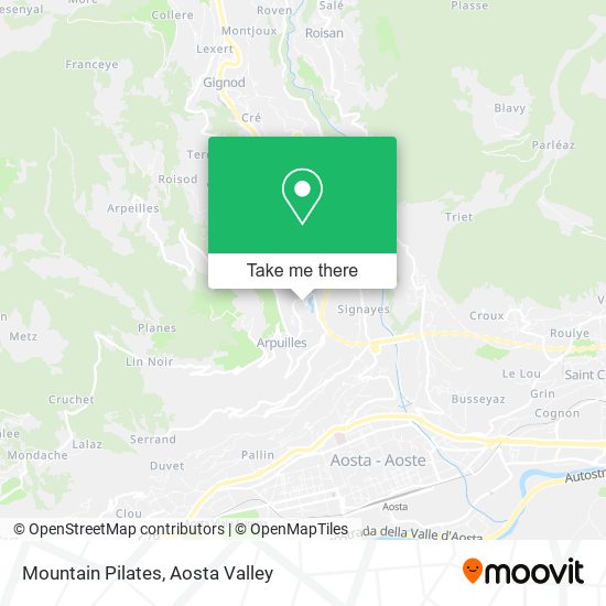 Mountain Pilates map