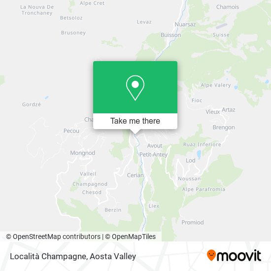 Località Champagne map