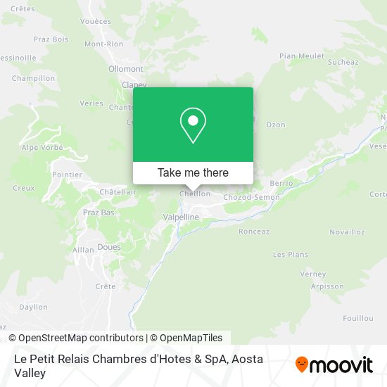 Le Petit Relais Chambres d'Hotes & SpA map