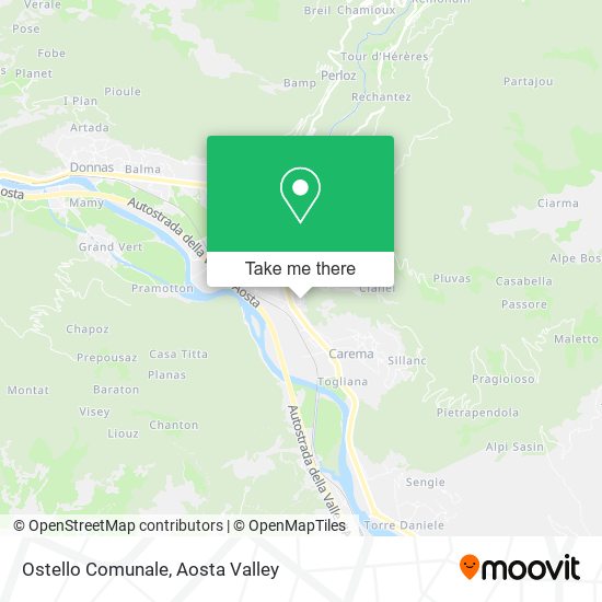 Ostello Comunale map