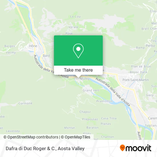 Dafra di Duc Roger & C. map