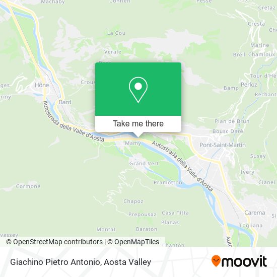 Giachino Pietro Antonio map