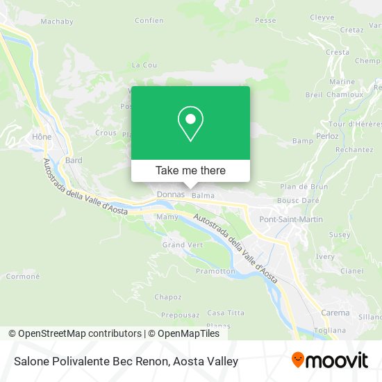 Salone Polivalente Bec Renon map