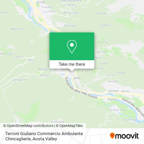 Terroni Giuliano Commercio Ambulante Chincaglierie map