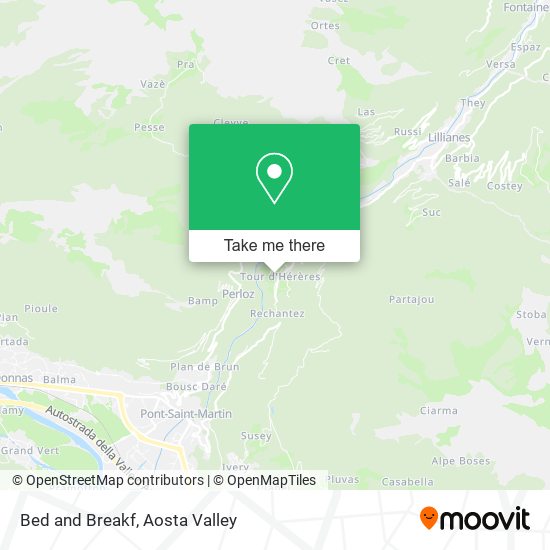 Bed and Breakf map