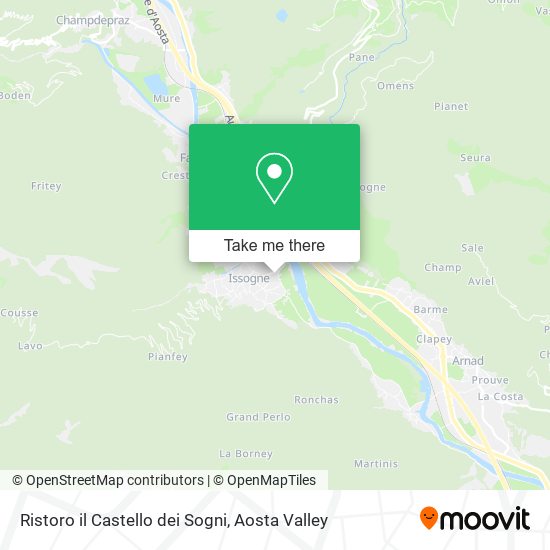 Ristoro il Castello dei Sogni map