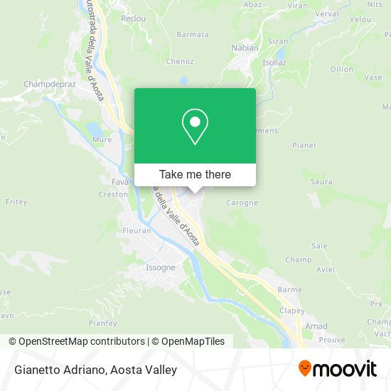 Gianetto Adriano map