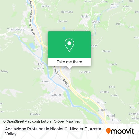 Aociazione Profeionale Nicolet G. Nicolet E. map