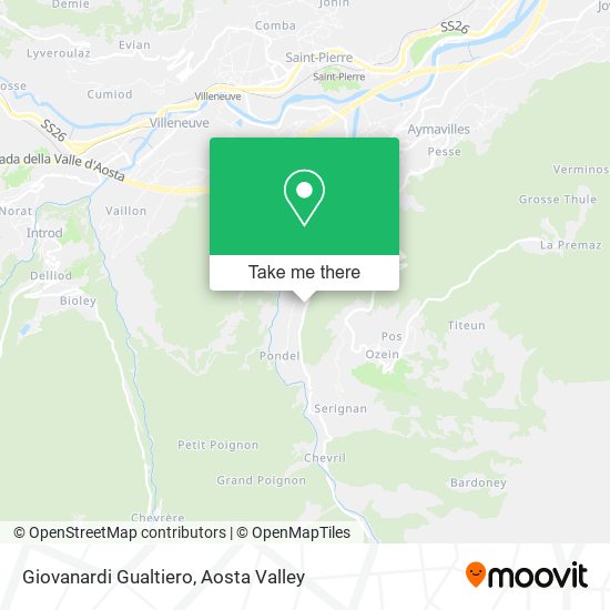 Giovanardi Gualtiero map