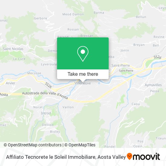 Affiliato Tecnorete le Soleil Immobiliare map