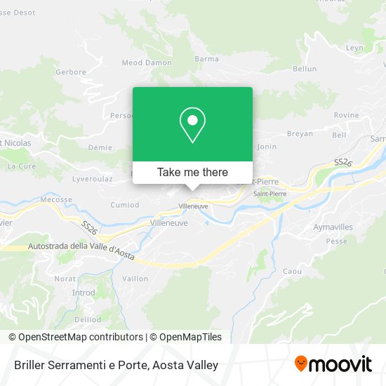 Briller Serramenti e Porte map