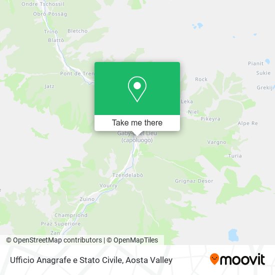 Ufficio Anagrafe e Stato Civile map