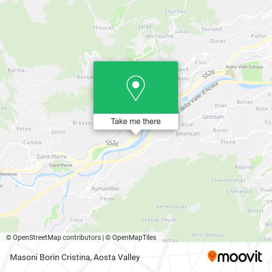Masoni Borin Cristina map