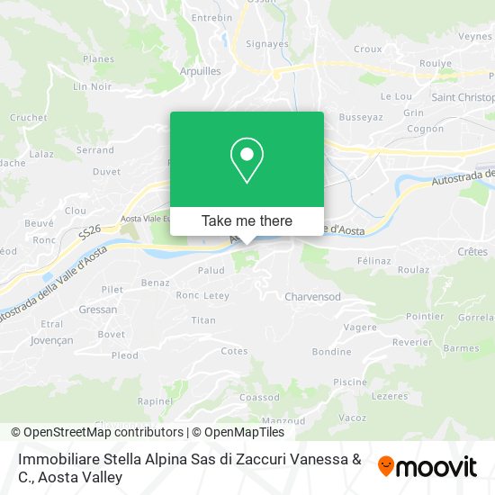 Immobiliare Stella Alpina Sas di Zaccuri Vanessa & C. map