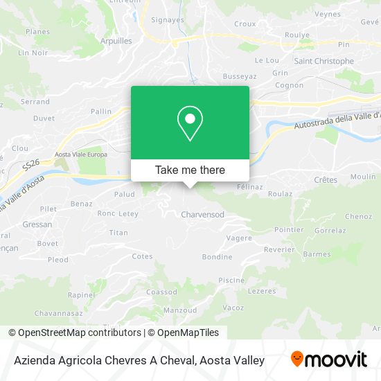 Azienda Agricola Chevres A Cheval map