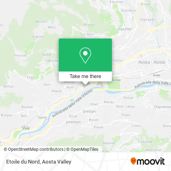 Etoile du Nord map