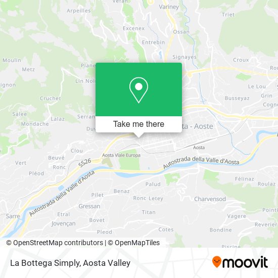 La Bottega Simply map