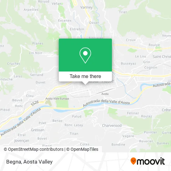 Begna map