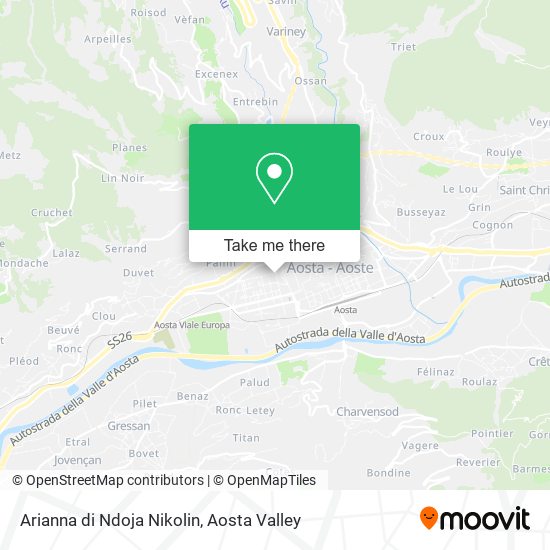 Arianna di Ndoja Nikolin map