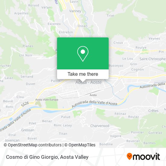 Cosmo di Gino Giorgio map