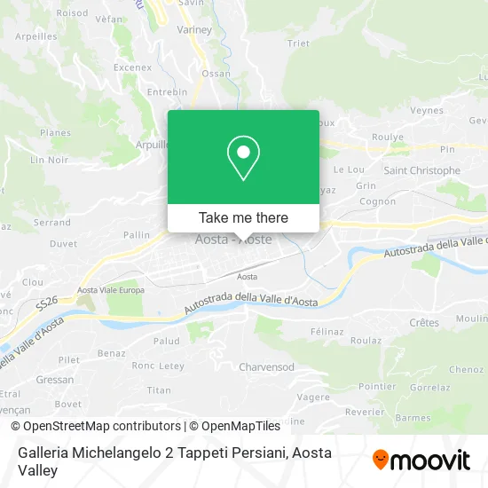 Galleria Michelangelo 2 Tappeti Persiani map