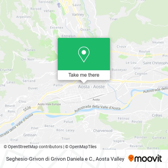 Seghesio-Grivon di Grivon Daniela e C. map