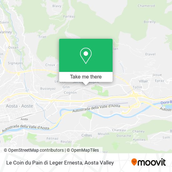 Le Coin du Pain di Leger Ernesta map