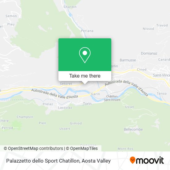 Palazzetto dello Sport Chatillon map