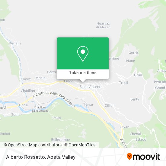 Alberto Rossetto map