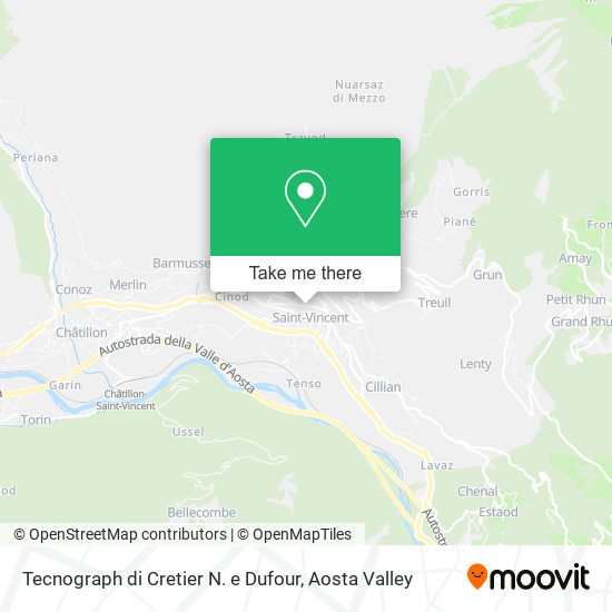 Tecnograph di Cretier N. e Dufour map