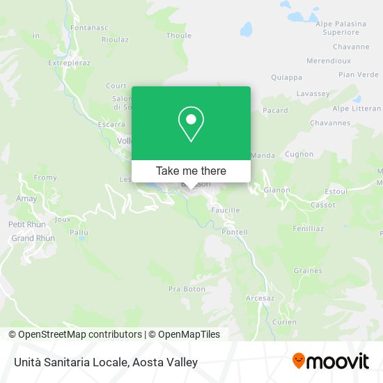 Unità Sanitaria Locale map