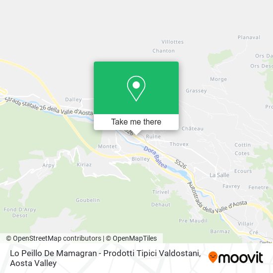 Lo Peillo De Mamagran - Prodotti Tipici Valdostani map