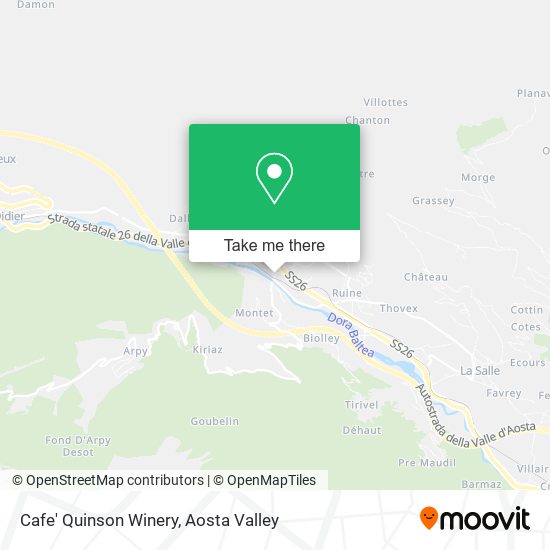Cafe' Quinson Winery map