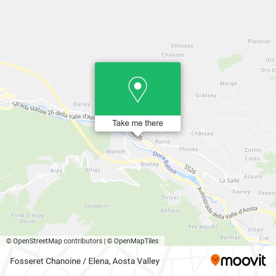 Fosseret Chanoine / Elena map
