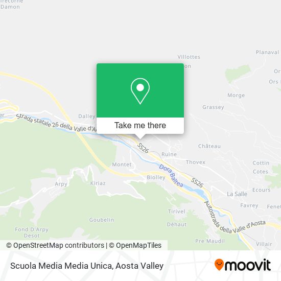 Scuola Media Media Unica map