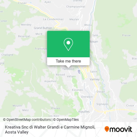 Kreativa Snc di Walter Grandi e Carmine Mignoli map