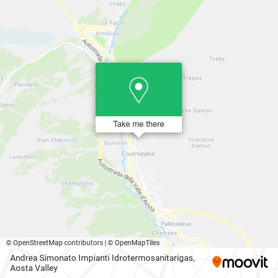 Andrea Simonato Impianti Idrotermosanitarigas map