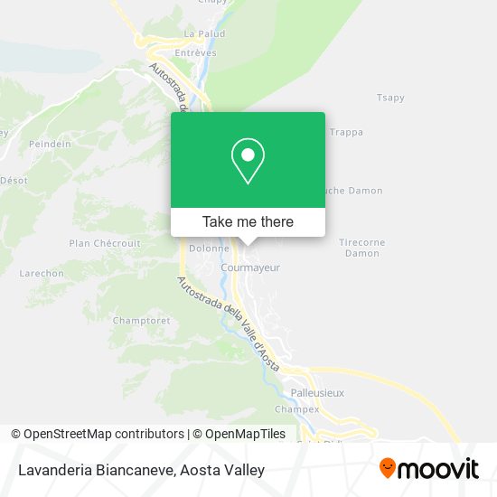 Lavanderia Biancaneve map