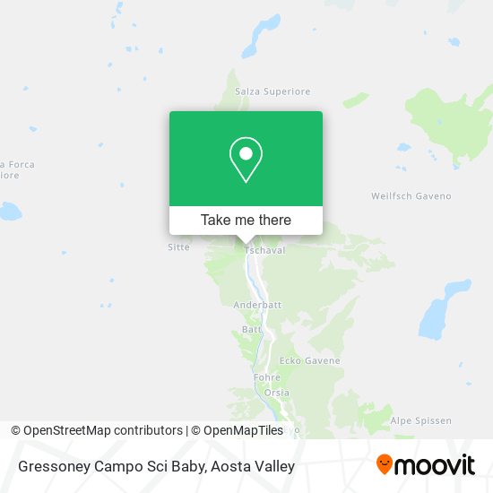 Gressoney Campo Sci Baby map
